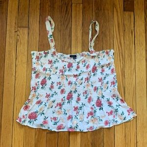 NWT AE Floral Tank